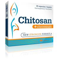 Хитозан и пиколинат хрома Olimp Labs Chitosan+Chromium, 30 капсул / Блокатор жиров для похудения и снижения аппетита для мужчин и женщин