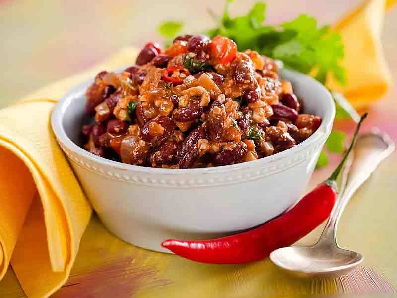 Лобио из красной фасоли