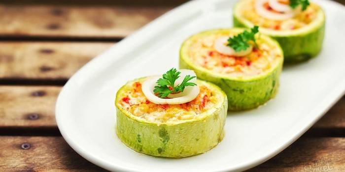 Фаршированные кабачки