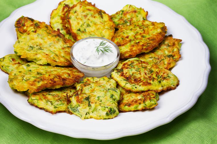 кабачковые оладьи