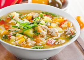 Суп из куриной грудки с овощами