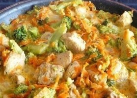 Курица с брокколи